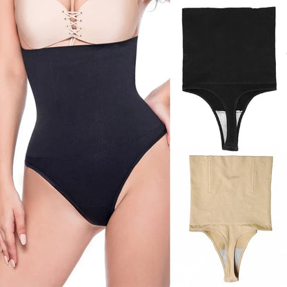 Miss Moly Women Sexy Thong Tummy Control Slimming Panties High Waist Trainer Seam-free Shapewear Girdle Bodysuit Body Shaper
