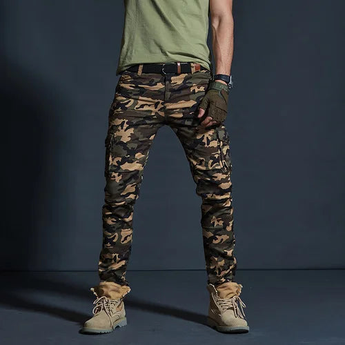 Men's Military Style Cargo Pants Men Waterproof Breathable Male Trousers Joggers Army Pockets Casual Pants Plus Size