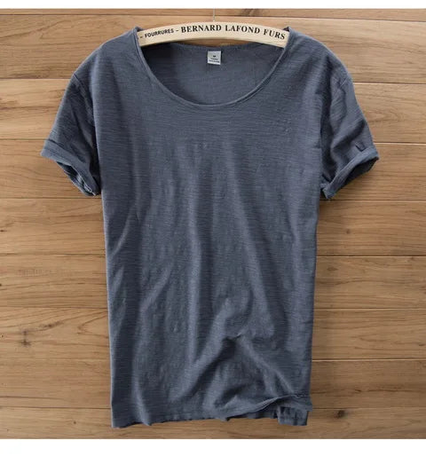 Soft Cotton Short Sleeve O-Neck Summer Men T-shirt Casual Brand Clothing Breathable T shirt Men Italy Style Mens Tshirt Camiseta