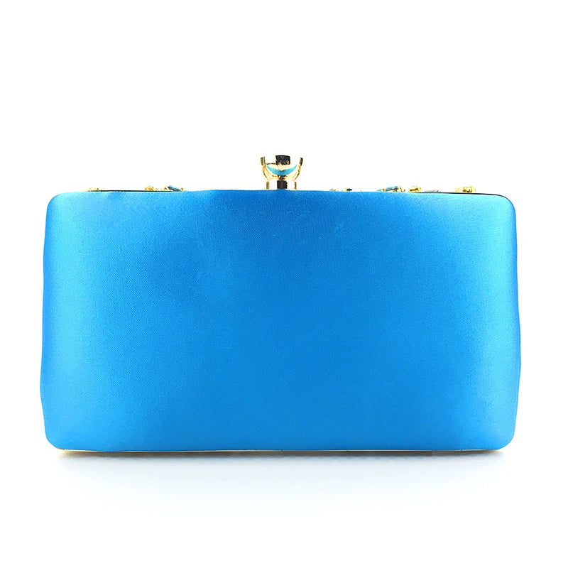 Luxury Diamond Rhinestone Clutch Bags Exquisite Female clutches Pearls Beaded Chain Handbags Wedding Purse Shouler Bag ZD1234