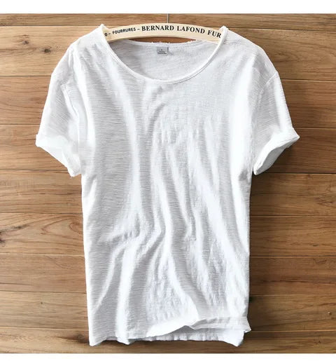 Soft Cotton Short Sleeve O-Neck Summer Men T-shirt Casual Brand Clothing Breathable T shirt Men Italy Style Mens Tshirt Camiseta