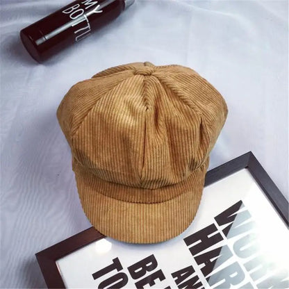 Newsboy Cap Beret Women Vintage Painter Winter Hats For Women Octagonal Caps Female Bone Male New
