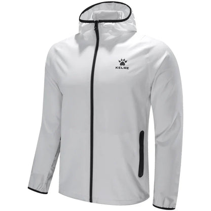 Men's Sportswear Exercise Coat Windproof Jacket  Joggers Football Running Training Zipper Jacket Breathable Male 3881203
