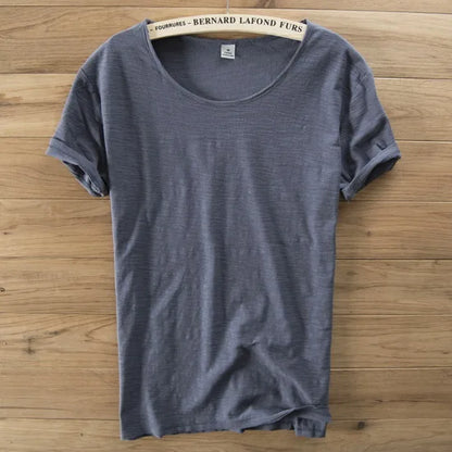 Soft Cotton Short Sleeve O-Neck Summer Men T-shirt Casual Brand Clothing Breathable T shirt Men Italy Style Mens Tshirt Camiseta