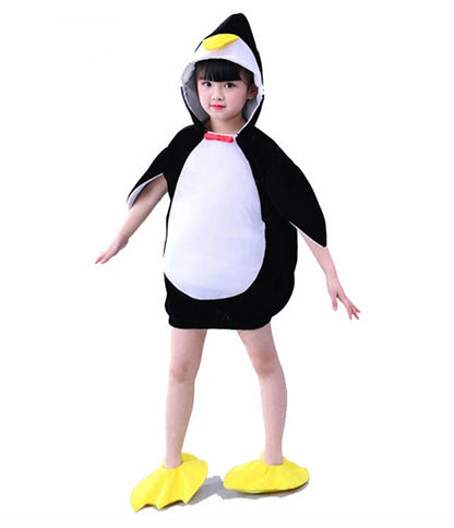 Penguin Halloween Costume Baby Kids Toddler Infant Boys Girls Fancy Dress Animal Cosplay Carnival Birthday Party Outfit Clothing