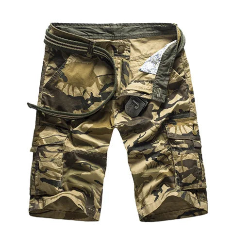 Camouflage Camo Cargo Shorts Men 2026 New Mens Casual Shorts Male Loose Work Shorts Man Outdoor Hiking Short Pants Plus Size