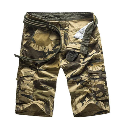 Camouflage Camo Cargo Shorts Men 2026 New Mens Casual Shorts Male Loose Work Shorts Man Outdoor Hiking Short Pants Plus Size