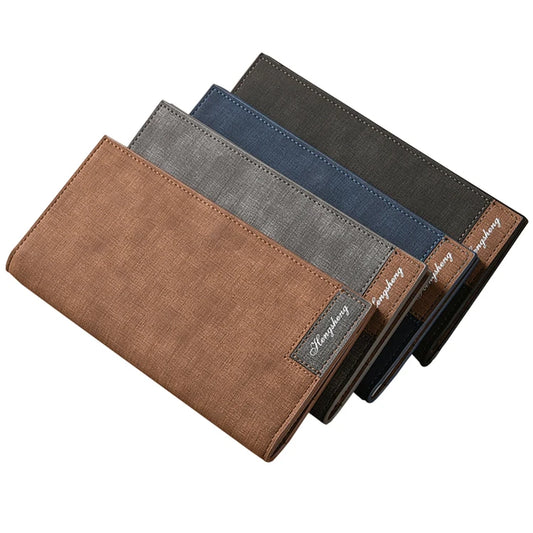 Portefeuille Homme Fin En Cuir Vintage Porte-Monnaie Homme Mince Billetera Hombre 2021 Portefeuille Homme Porte-Cartes Masculin