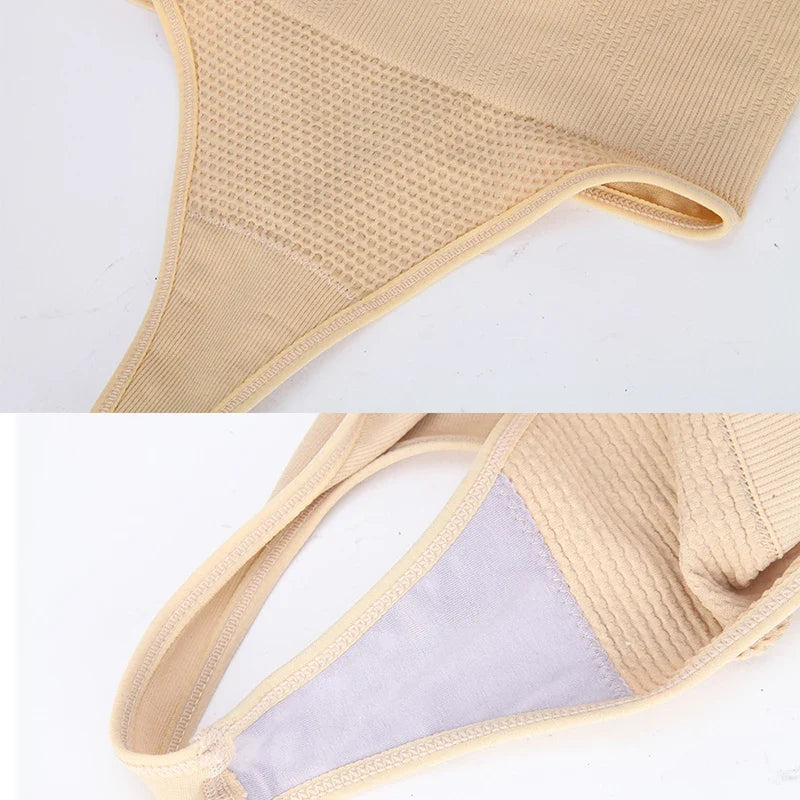 Miss Moly Women Sexy Thong Tummy Control Slimming Panties High Waist Trainer Seam-free Shapewear Girdle Bodysuit Body Shaper