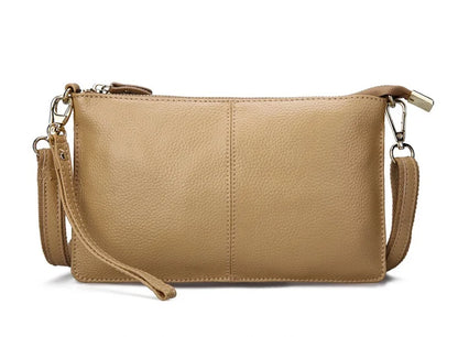 Candy Color Women Crossbody Bags Genuine Leather Shoulder Bags For Ladies Designer Summer Daily Messenger Small Leisure Bag