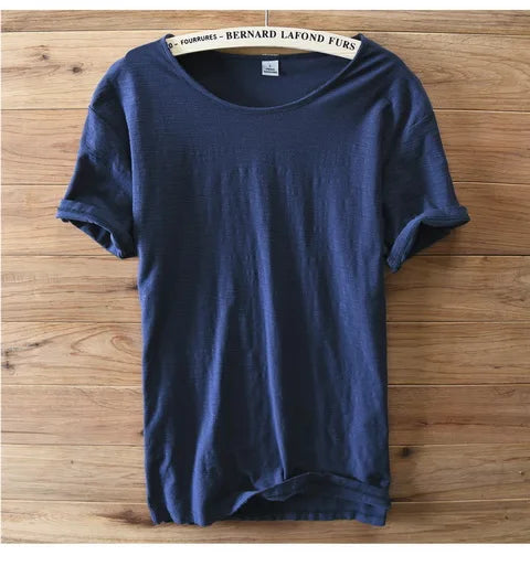 Soft Cotton Short Sleeve O-Neck Summer Men T-shirt Casual Brand Clothing Breathable T shirt Men Italy Style Mens Tshirt Camiseta
