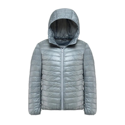 11XL 10XL Large Size Down Coats Male Ultra Light Down Jacket Men Windbreaker Feather Lightweigt Hooded Winter Parka