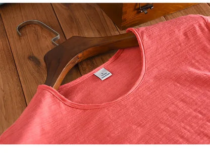 Soft Cotton Short Sleeve O-Neck Summer Men T-shirt Casual Brand Clothing Breathable T shirt Men Italy Style Mens Tshirt Camiseta