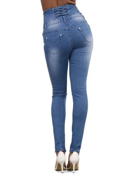 Women Black Jeans Push Up Pencil Denim Pants Ladies Vintage High Waist  Casual Stretch Skinny Mom Jean Slim Femme