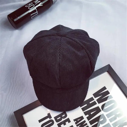 Newsboy Cap Beret Women Vintage Painter Winter Hats For Women Octagonal Caps Female Bone Male New