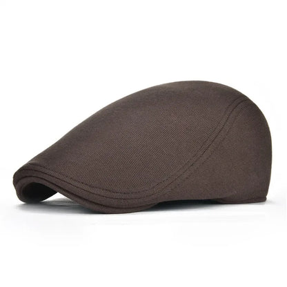Cotton Men Women Flat Cap Driver Retro Vintage Soft Boina Casual Baker Newsboy Caps Cabbie Hat for Male