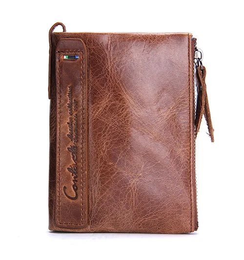 Fashion Genuine Leather Women Wallet Bifold Card Holder Coin Purse Small Women's Purse Money Clip Men Pocket Wallets