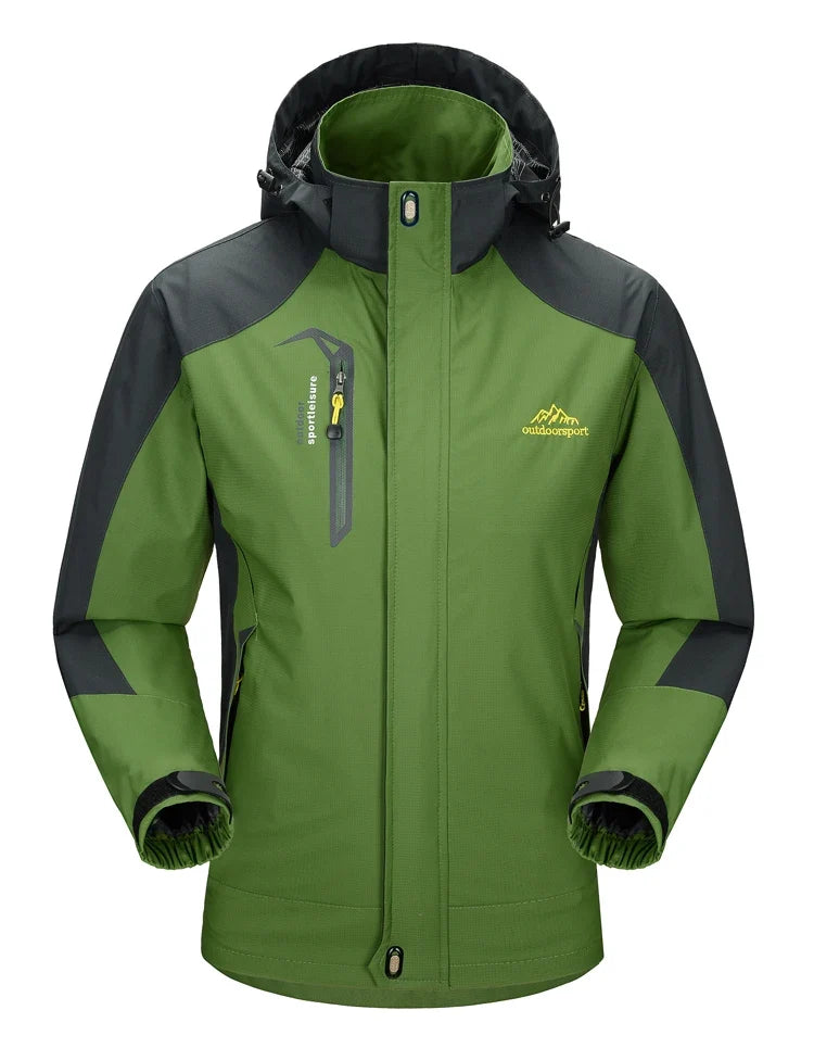Camping Hiking Jacket Men Autumn Outdoor Sports Coats Climbing Trekking Windbreaker Travel Waterproof Jackets Black