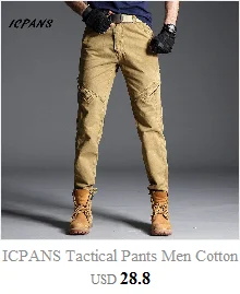 Men's Military Jeans Pants Workwear Multi-Pockets Cargo Jeans Straight Motorcycle Denim Pants Casual Biker Long Trousers