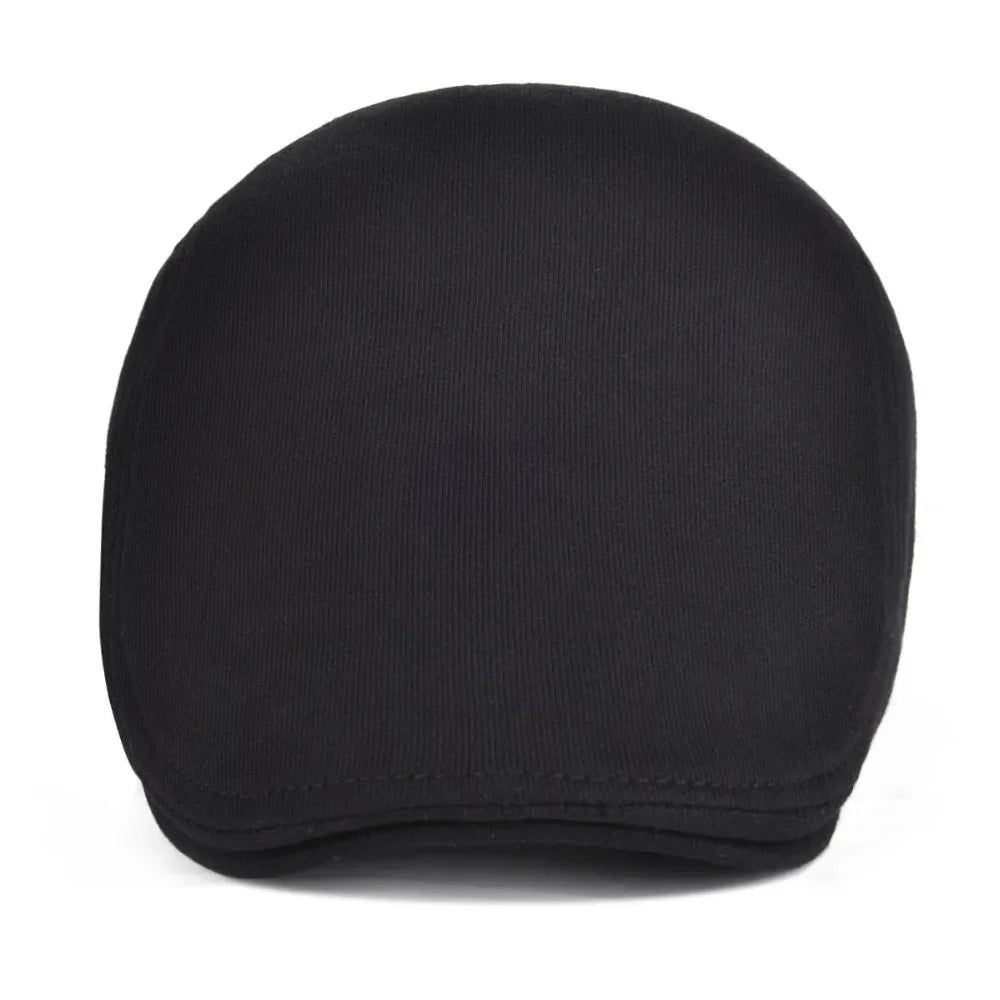 Cotton Men Women Flat Cap Driver Retro Vintage Soft Boina Casual Baker Newsboy Caps Cabbie Hat for Male