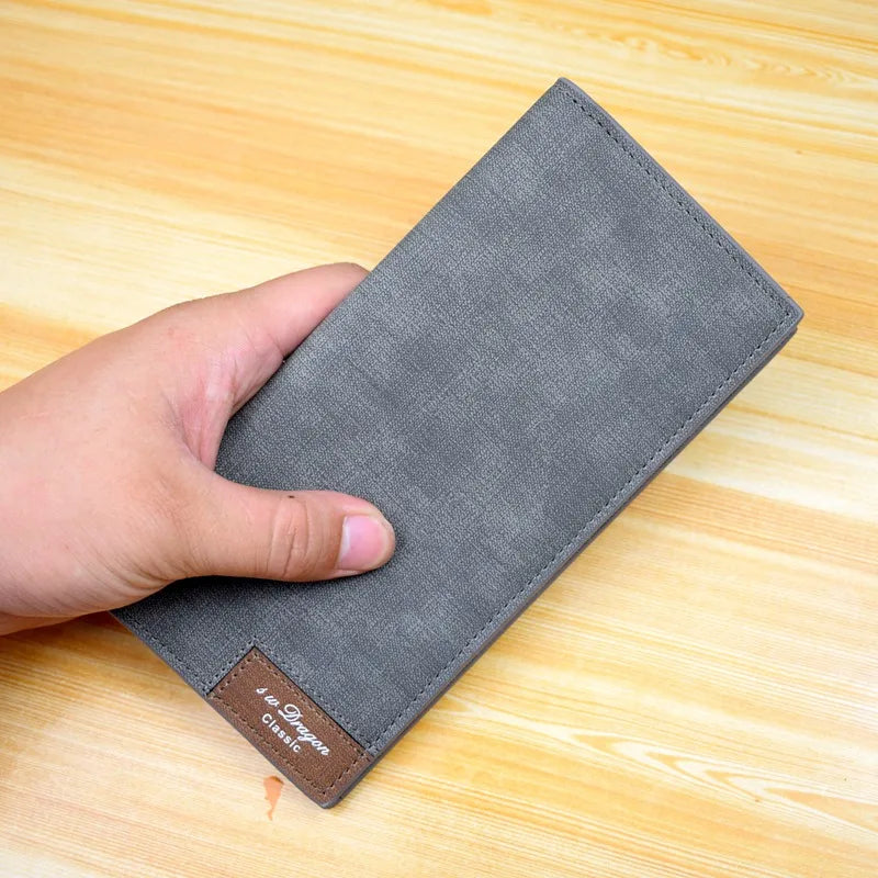 Men's Wallet Slim For Vintage Leather Wallets Thin Male Porte Feuille Billetera Hombre 2021 Mens Wallet Money Carteira Masculina