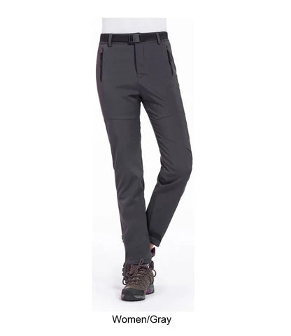 Women Hiking Pants Camping Skiing Trousers Outdoor Trekking Travel Soft Shell Windproof Keep Warm Waterproof Clothing