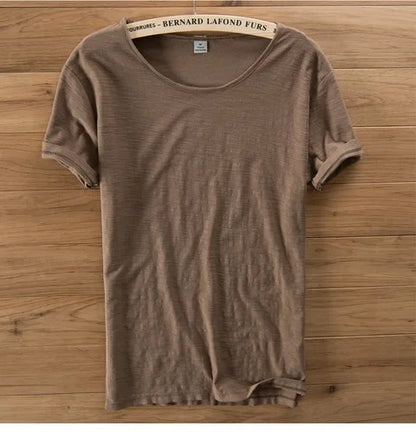 Soft Cotton Short Sleeve O-Neck Summer Men T-shirt Casual Brand Clothing Breathable T shirt Men Italy Style Mens Tshirt Camiseta
