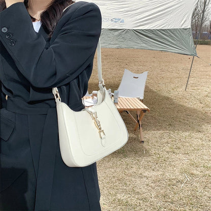 Top Quality Luxury Brand Purses and Handbags Designer Leather Shoulder Crossbody Bags for Women Dual Straps Underarm Sac A Main