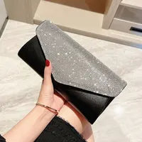 Evening Bags Women Clutch Bag High-end Leather Evening Wedding Bridal Handbag Pearl Flower Fashion Chain Party Packs