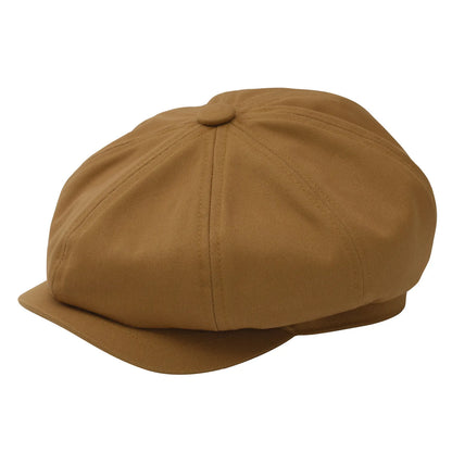 Newsboy Cap Men's Twill Cotton Eight Panel Hat Women's Baker Boy Caps Retro Big Large Hats Male Boina Black Beret 003