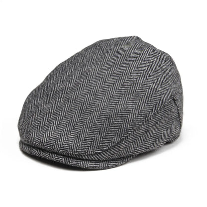 Kids Flat Caps Herringbone Woolen Tweed Small Size Boy Girl Newsboy Caps Infant Toddler Youth Beret Hat for Children