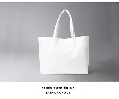 2023 New Women Deluxe Cowhide Genuine Leather Totes Handbag Lady Simple Soft Satchels Bag High Capacity Waterproof Shopping Bags