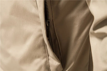Solid Color Bomber Jacket Men Casual Slim Fit Baseball Mens Jackets New Autumn Fashion High Quality Jackets for Men
