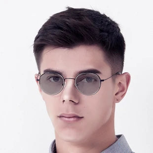 Pilot Polarized Prescription Sunglasses Custom UV400 Metal Myopia Optical Men's Progressive Glasses Fishing and Driving