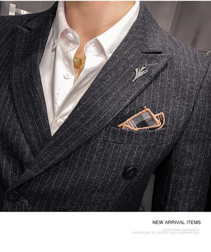 25 Colors 1 Pcs Blazer No Pants S-7XL New Wedding Dress Formal Business Slim Mens Suit Jacket Plaid Striped Solid Color