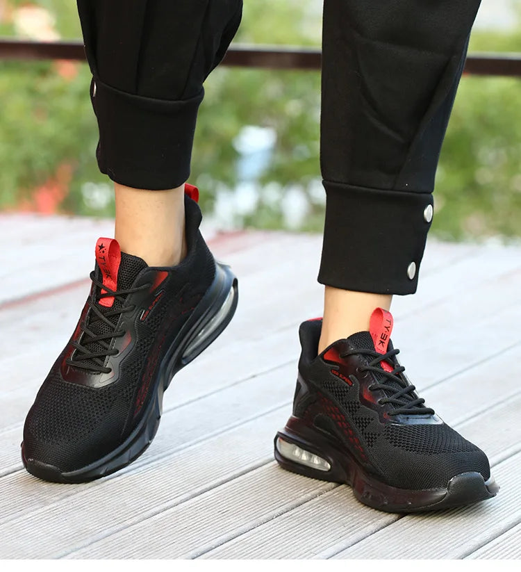 Industrial Safety Shoes With Steel Toe Cap Indestructible Cushion Work Shoes For Men Protective Security Boots Women Footwear