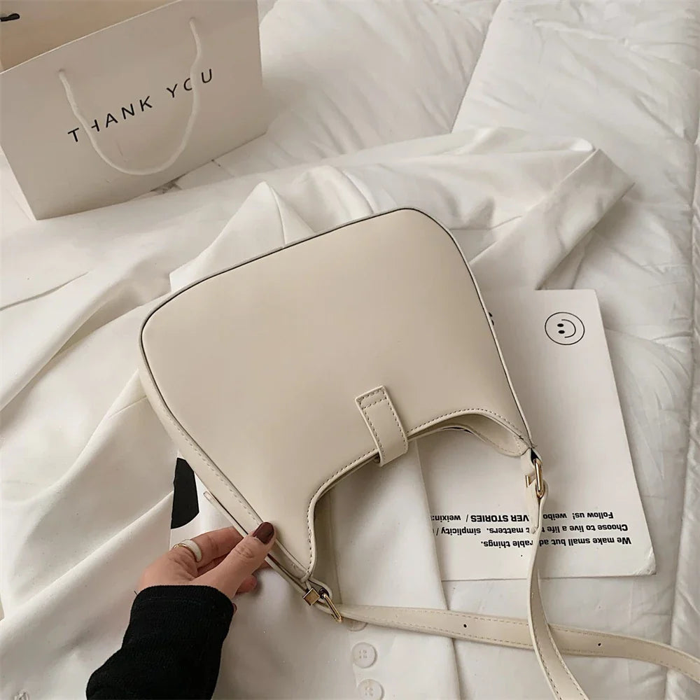 Top Quality Luxury Brand Purses and Handbags Designer Leather Shoulder Crossbody Bags for Women Dual Straps Underarm Sac A Main