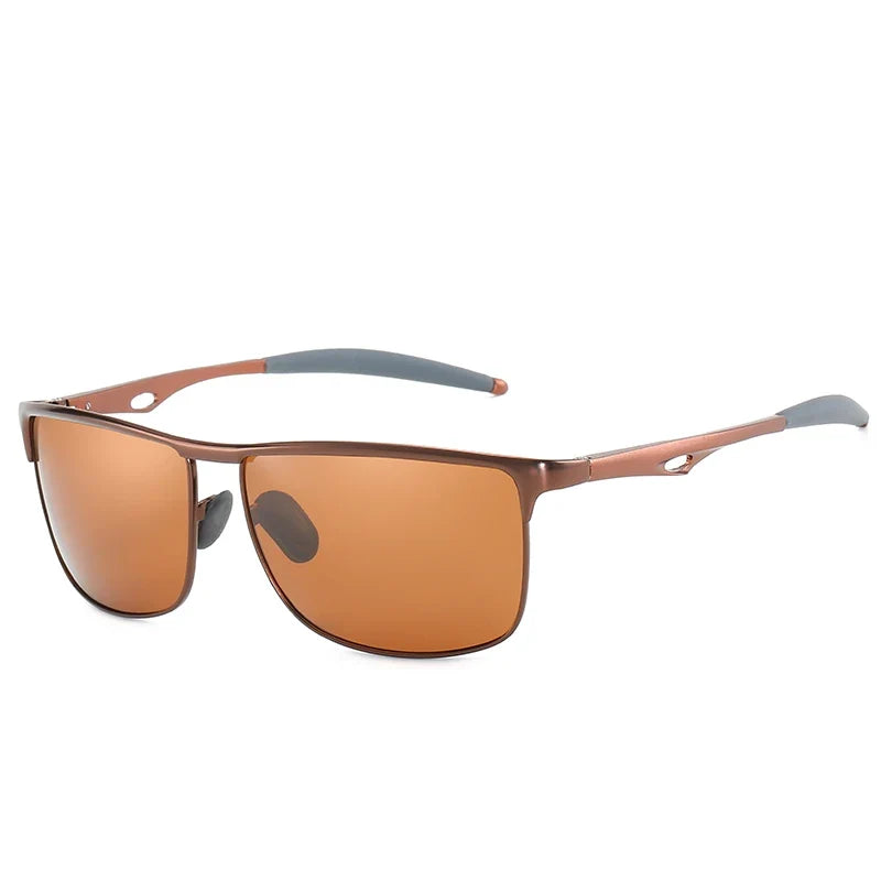 Metal Men Sunglasses Polarized UV400 Protection for Driving Fishing Hiking Golf Everyday Use