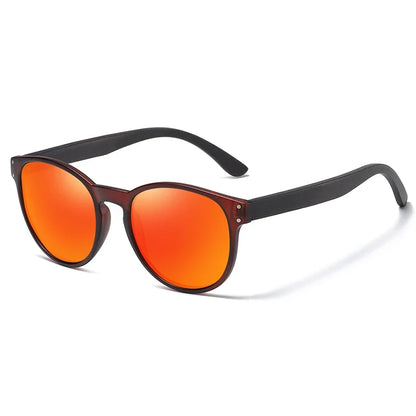 Polarized Sunglasses Men Women S5091 Brand Wooden Sunglasses Women Round Frame Classic Sunglasses