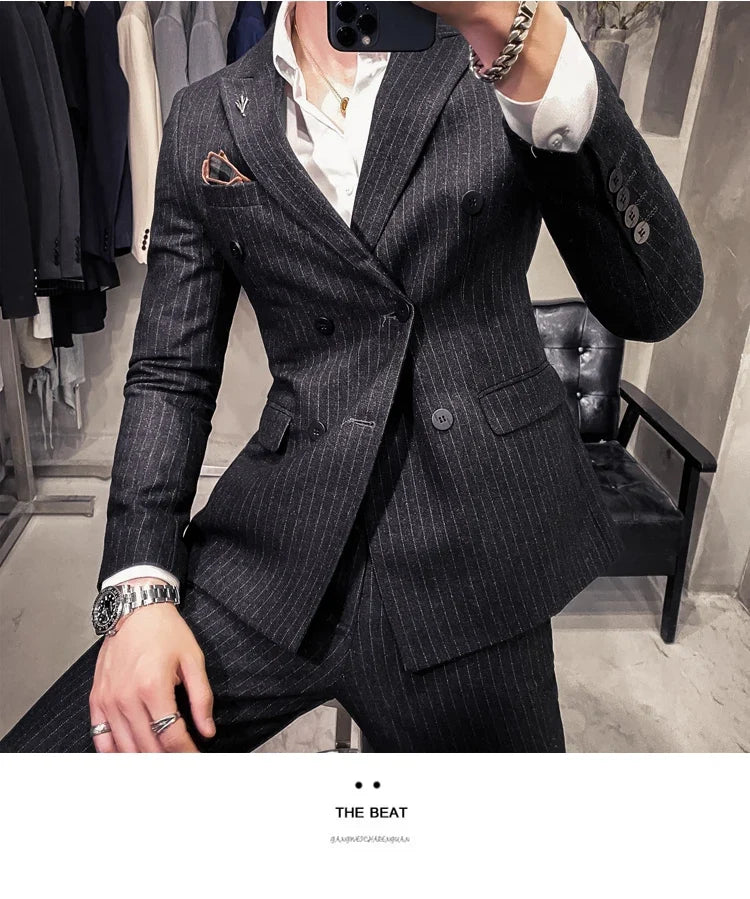 25 Colors 1 Pcs Blazer No Pants S-7XL New Wedding Dress Formal Business Slim Mens Suit Jacket Plaid Striped Solid Color