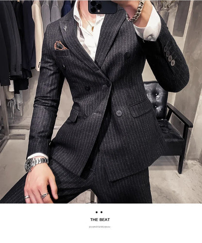 25 Colors 1 Pcs Blazer No Pants S-7XL New Wedding Dress Formal Business Slim Mens Suit Jacket Plaid Striped Solid Color