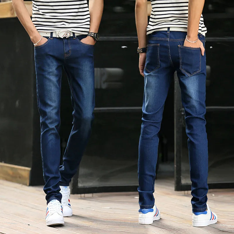 2026 autumn Slim Fit men Jeans Black Classic Fashion Denim Skinny Jeans Male spring men's casual High Quality Trousers