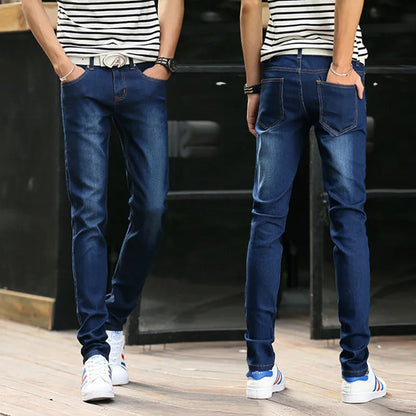 2026 autumn Slim Fit men Jeans Black Classic Fashion Denim Skinny Jeans Male spring men's casual High Quality Trousers
