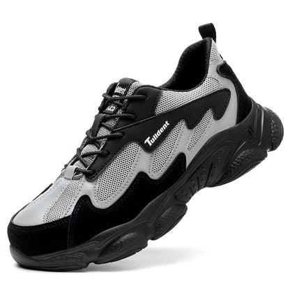 Safety Work Shoes Men Anti-Smashing Indestructible Steel Toe Cap Puncture-Proof shoes Lightweight Male Sofe Women Cosy Sneakers