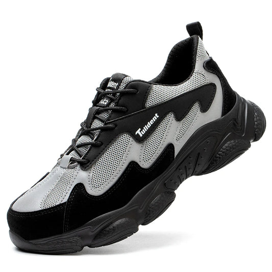 Safety Work Shoes Men Anti-Smashing Indestructible Steel Toe Cap Puncture-Proof shoes Lightweight Male Sofe Women Cosy Sneakers