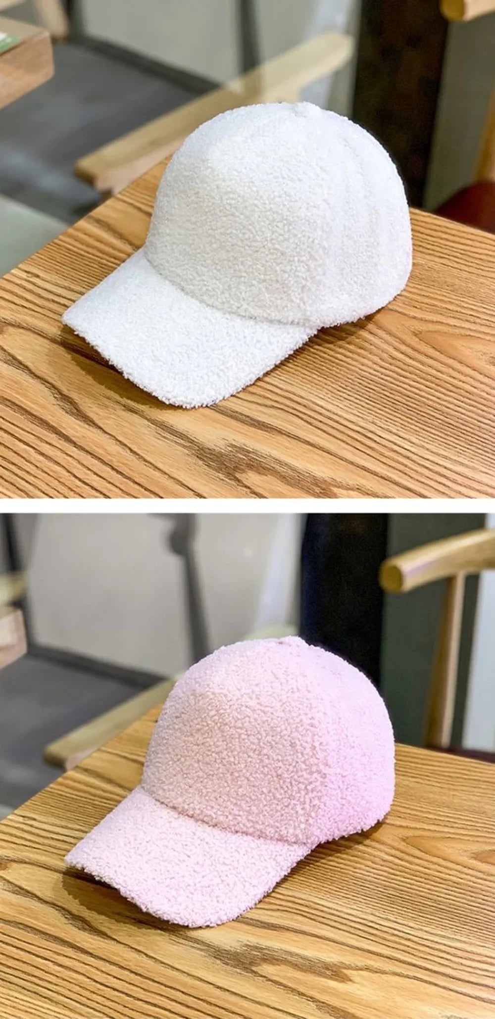 Winter Caps for Women Men Wool Baseball Cap Thicken Warm Pure Color Casquette Hat Men Women Hats Wholesale