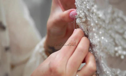 Luxurious Embroidery 2 In 1 Mermaid  Bridal Gown Beading Appliques Lace Off Shoulder Sleeves Sweetheart Wedding Dress
