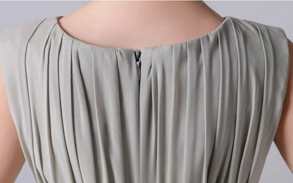 Customized Chiffon Pleated Flower Girl Dresses Sashe Kid Wedding Birthday Party Pageant Gowns Junior Bridesmaid Dress