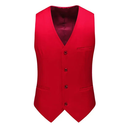 Royal Blue Vest Waistcoat Men's Brand New Slim-Fit V Neck Dress Vests Mens Formal Business Wedding Tuxedo Chaleco Hombre 6xl
