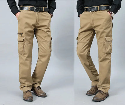 Big Size 29- 44 46 48 Cargo Pants Men Straight Loose Work Tactical Mens Pants Mens Pants Militar Safari Men Trousers swat pants
